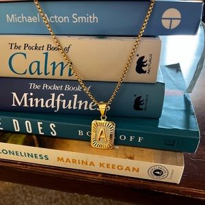 Initial ‘A’ Gold Necklace